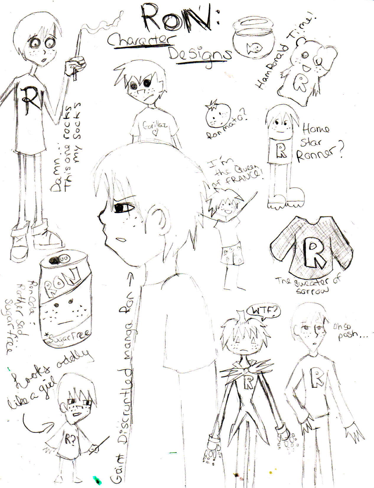 ron:character designs by NeverMore
