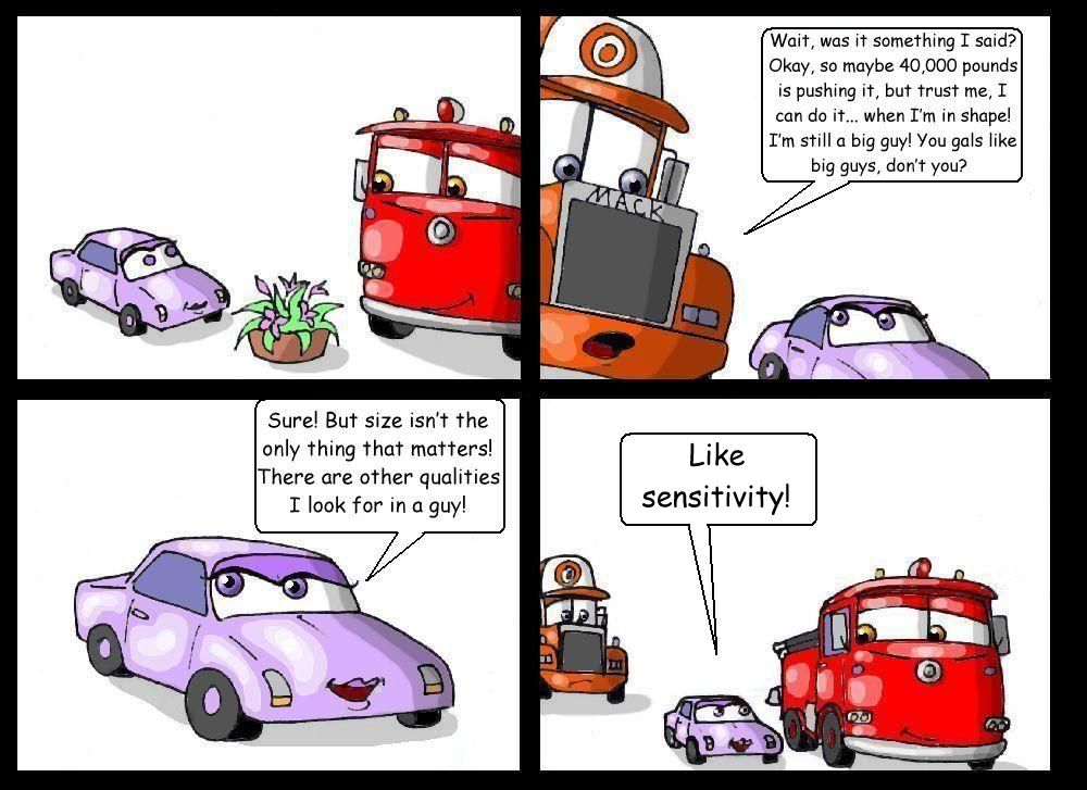 Red &amp; Mack: a CARS comic strip (part two) by Nevuela