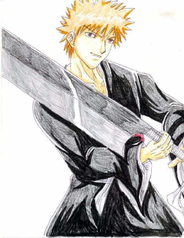 A Soul Reaper and his Sword by Nexuswarrior