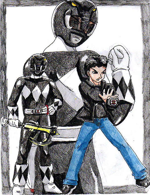 PR 15th Anniversary: Black Ranger by Nexuswarrior