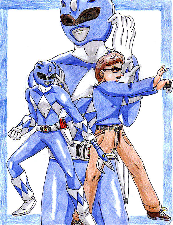 PR 15th Anniversary: Blue Ranger by Nexuswarrior