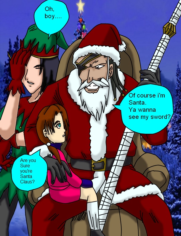 Christmas 2009 - Kenpachi Claus by Nexuswarrior