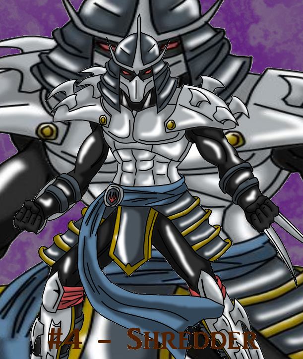 Top 20 Villains - Shredder by Nexuswarrior