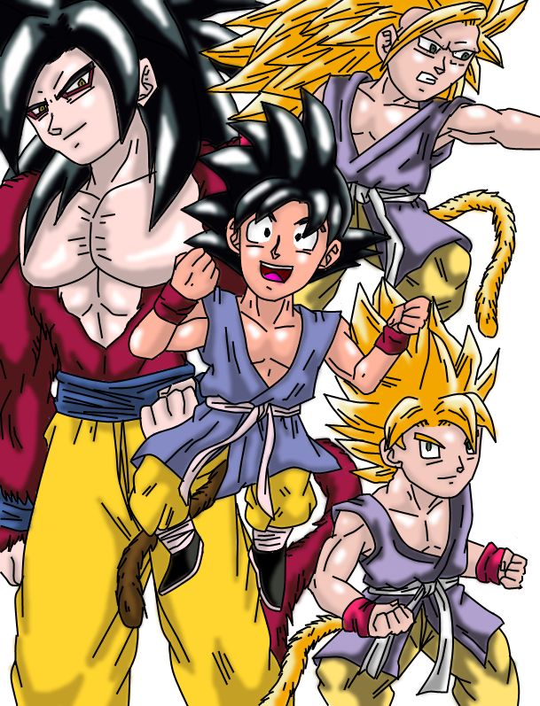Anime Classics DBZ: GT Goku by Nexuswarrior