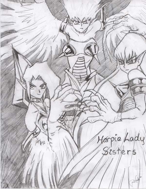 Harpie Lady Sisters! by NicNic