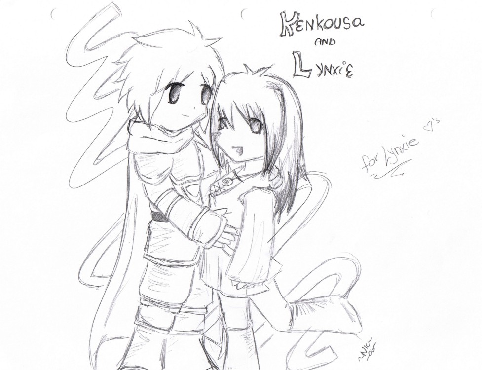 {Kenkousa and Lynxie} for lynxie! by NicNic