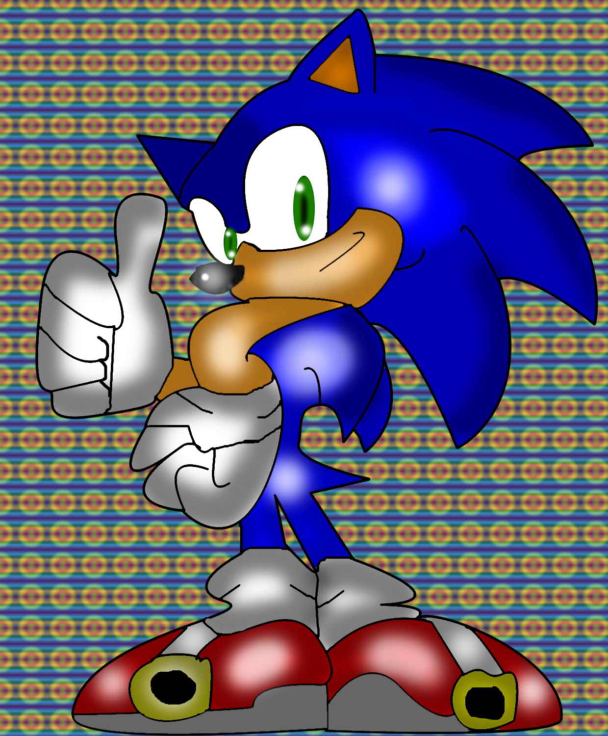 Sonic The Hedgehog by Nicky