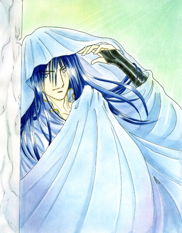 Sirius in a Blue cloak by Nie