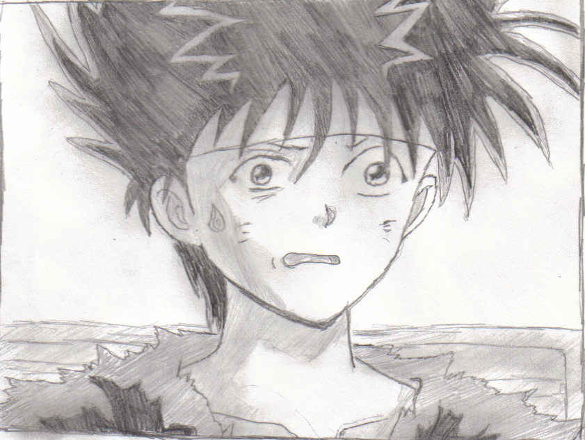 Confused Hiei by Night_Wolf