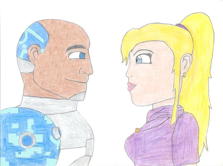 amp;#9829;Cyborg and Sarah&amp;#9829; by Nightbird