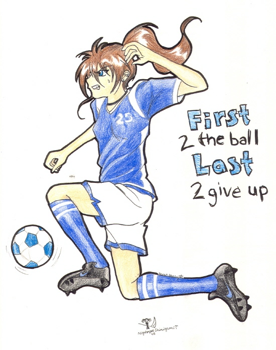 Never Giving Up~Soccer by NightmareShinigami