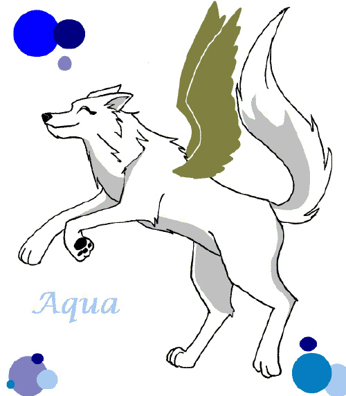 Aqua Wolf by NightmareShinigami