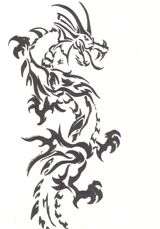 Dragon Tattoo by NightmareShinigami
