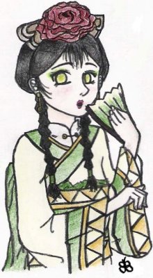 Toph... in her party attire by Nikotsu