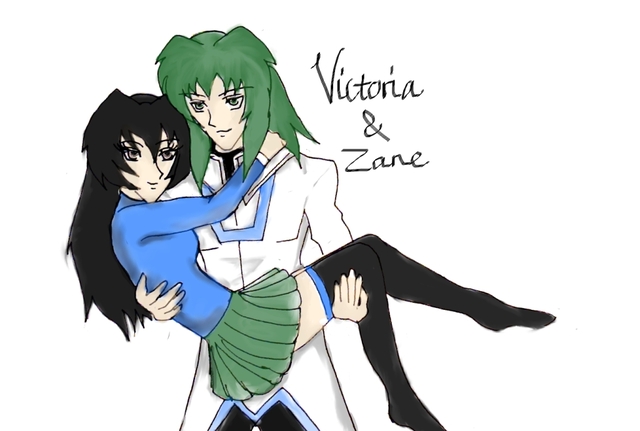 Victoria and Zane by NinjaChan