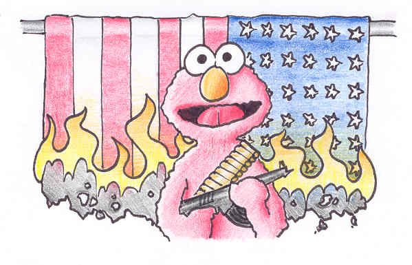 Terrorist Elmo by Ninja_Fish