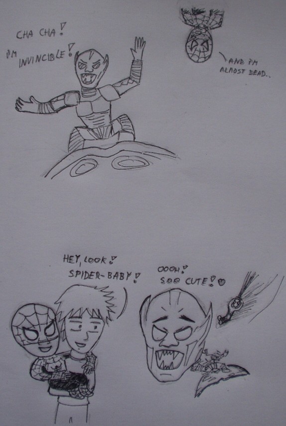 My dream about Spidey and Green Goblin ^_^ by Ninjer