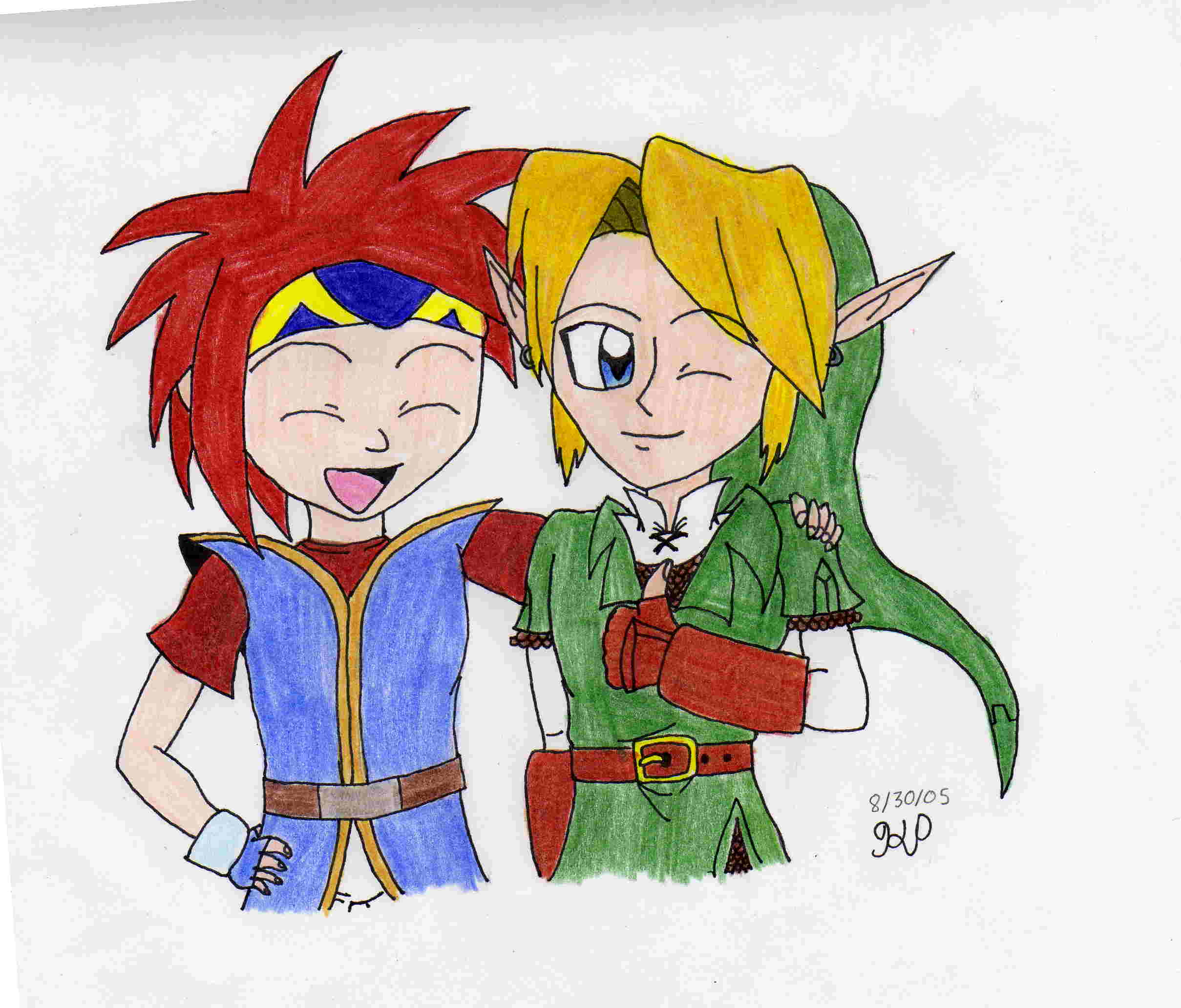Link and Roy by Nintendo_Nut