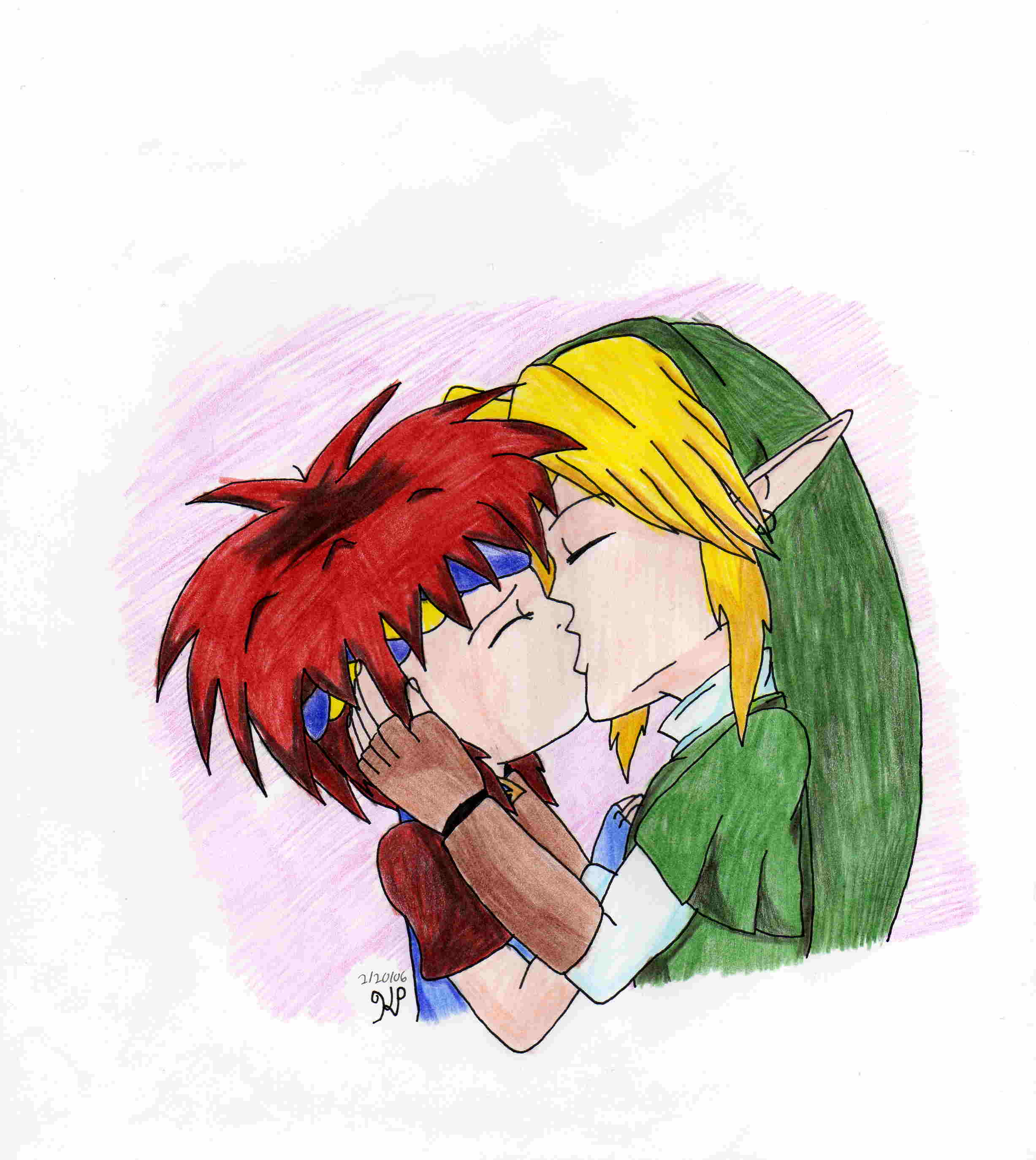 Kiss- Link and Roy by Nintendo_Nut