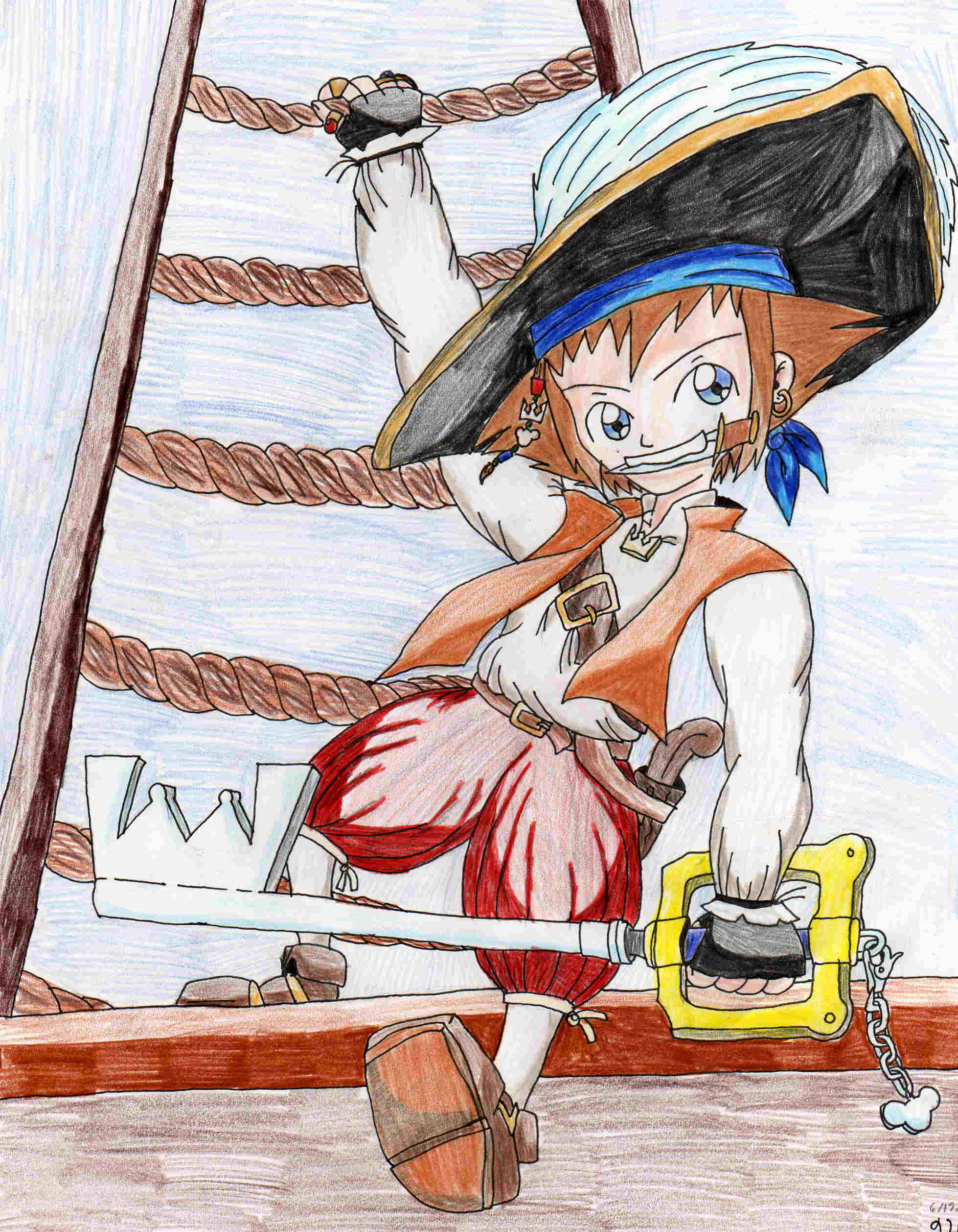 Pirate Sora by Nintendo_Nut