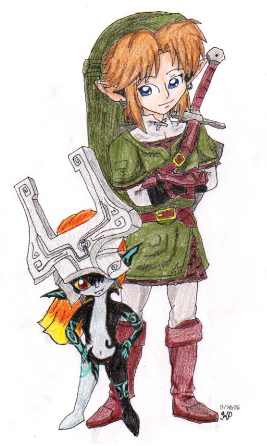 Link and Midna by Nintendo_Nut
