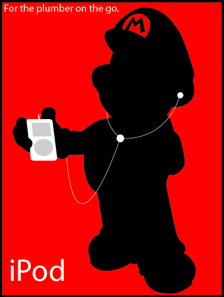 Super Mario ipod by Nintendolover