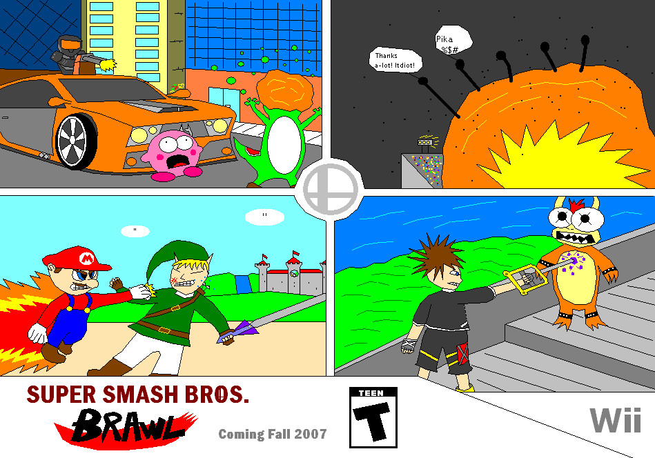 Super Smash Bros. Brawl AD 5 by Nintendude07