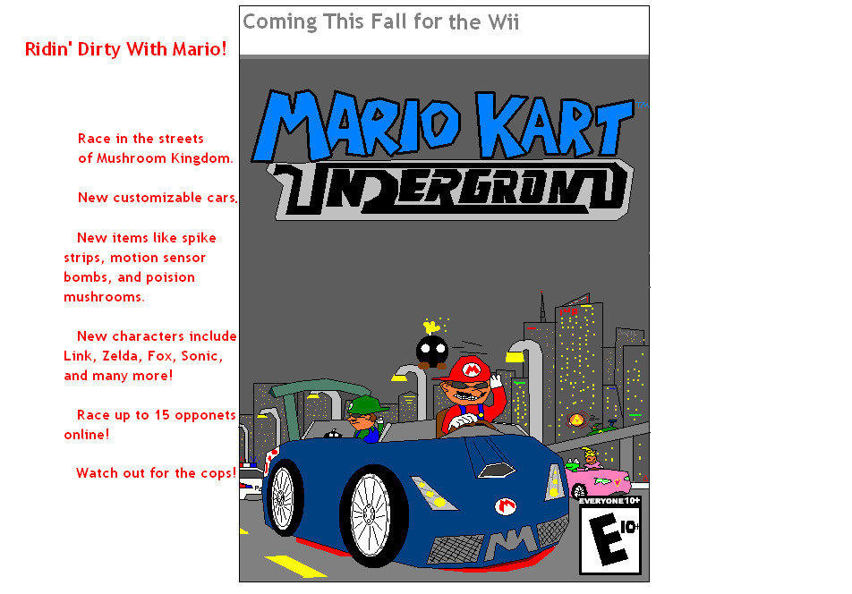 Mario Kart Underground by Nintendude07
