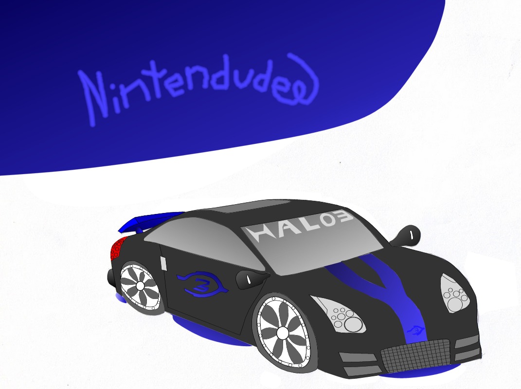 Halo 3 Themed Car by Nintendude07