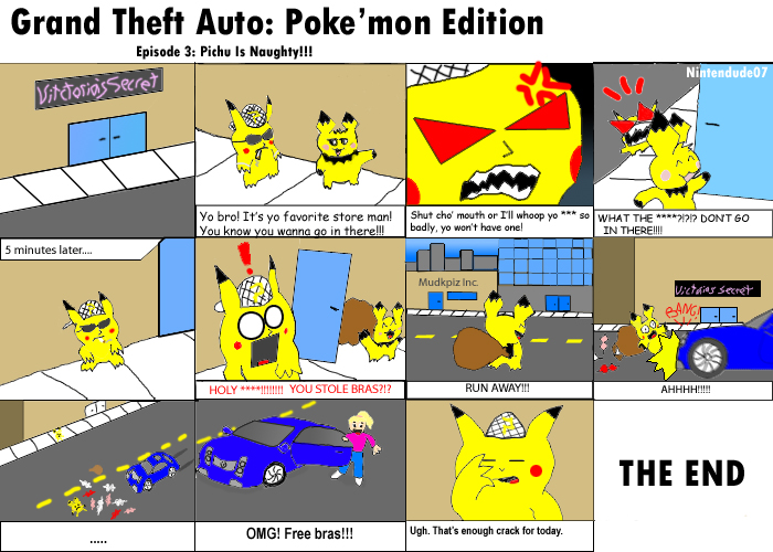 Grand Theft Auto: Poke'mon Edition Comic 3 by Nintendude07