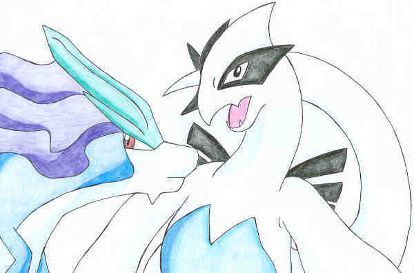 Lugia and Suicune-request for revelationdreams by NoFace