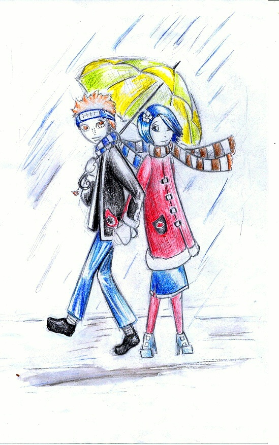 Pein and Konan by Noby