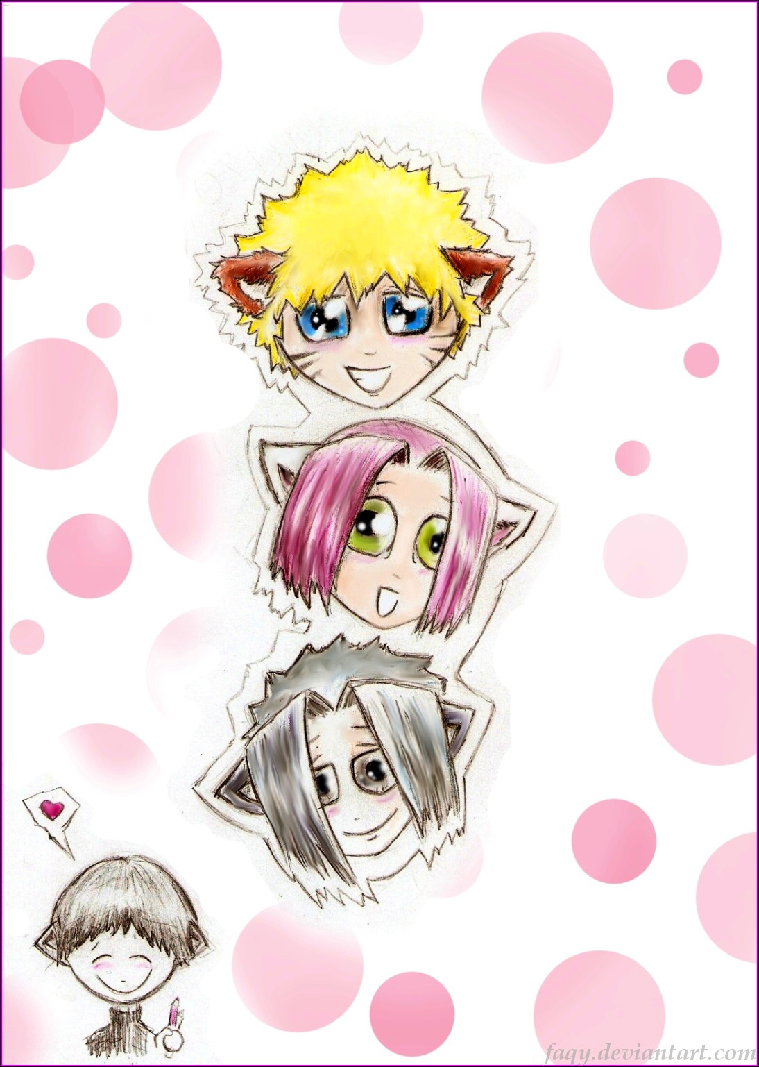 Team 7 chibi by Noby