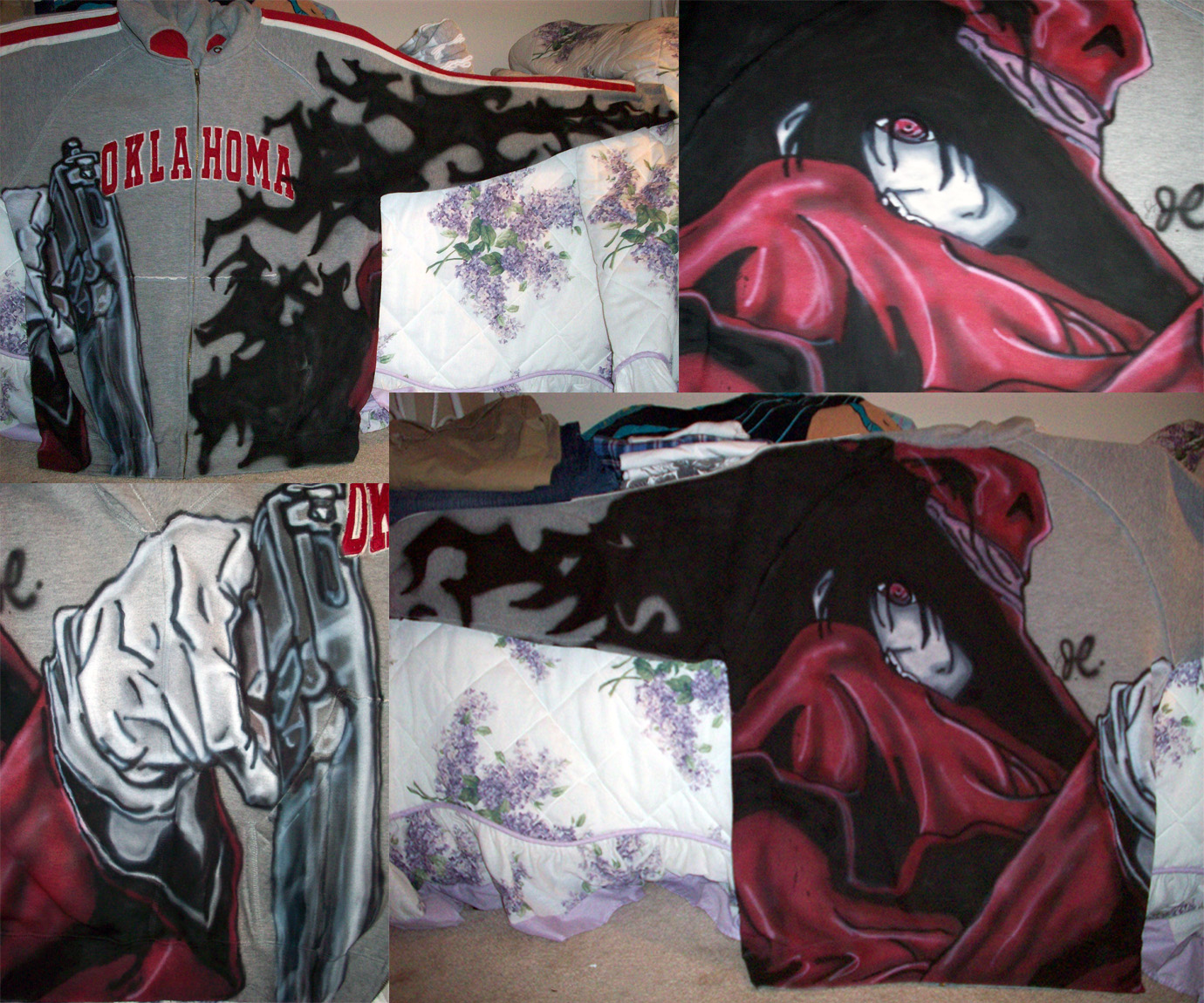Alucard Jacket Airbrushed by Nocturne005