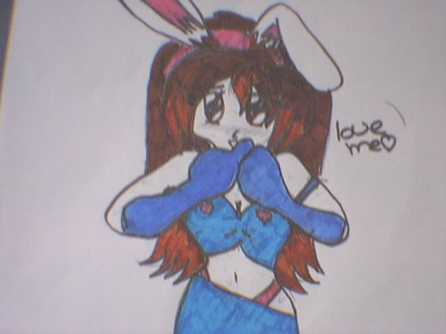 Sanne as a bunny XD by NoekieChan