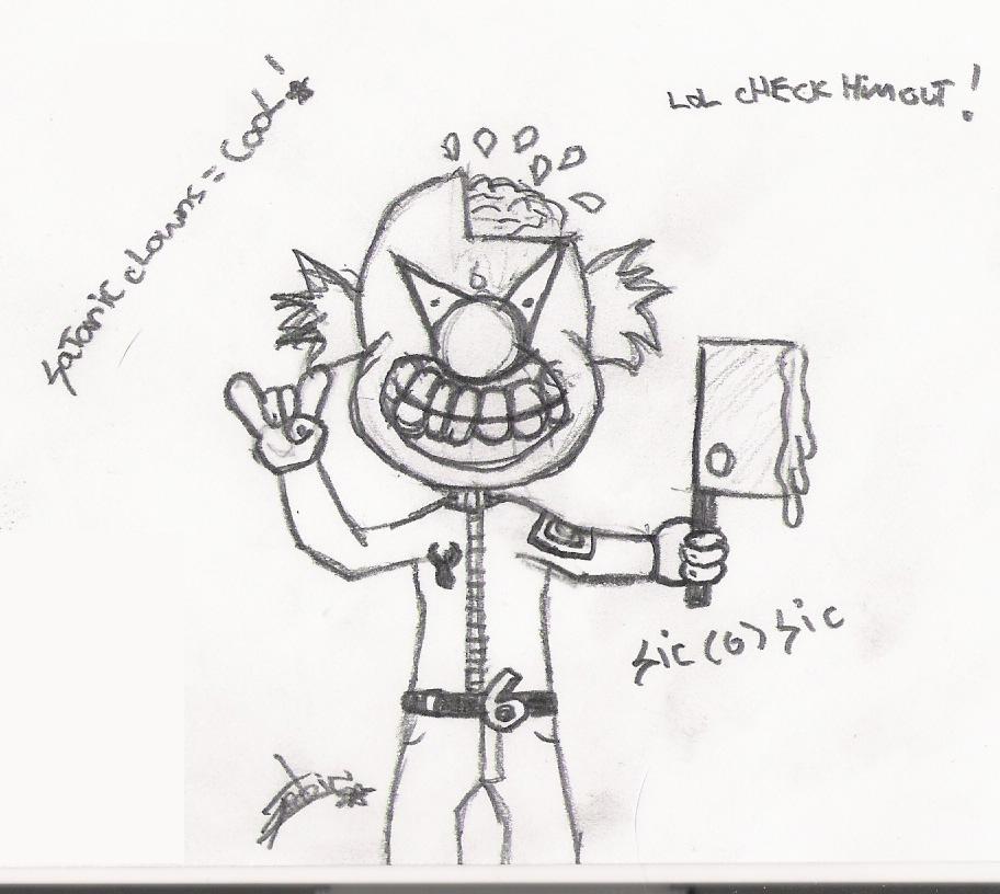 Little clown (Sketch) by NoiseMaker