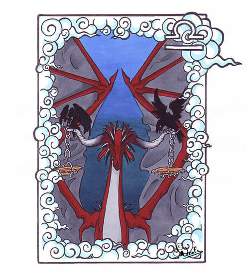 Dragon Zodiac: Libra by Noot_das_Schaf