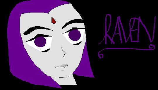 Raven - Done in Paint by NoxNoctis