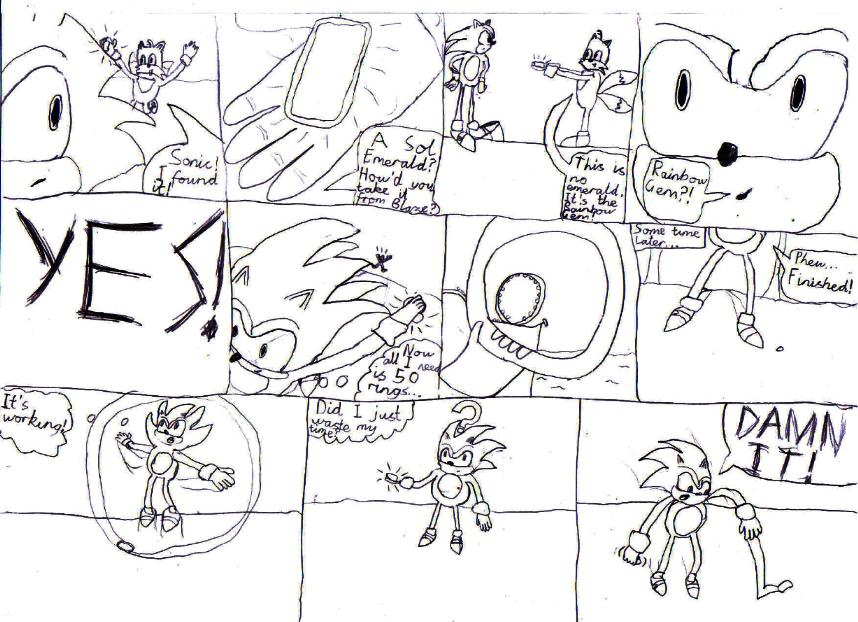 Short Sonic comic strip by NuttymcNutNut