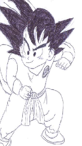 Kid Goku by Nymphmon