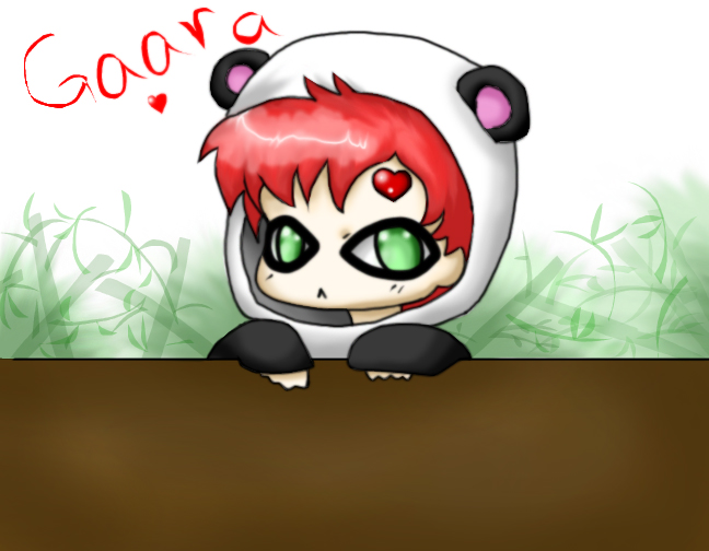 Gaara Panda Chib Chib~ by Nyra992