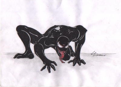 Venom *Warning- Large Tongue* by namlessnomad4