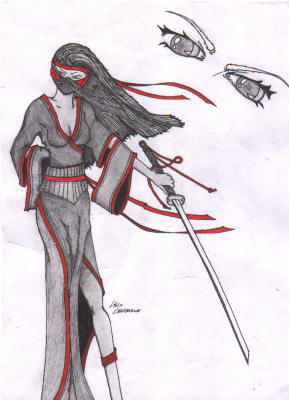 Female Ninja by namlessnomad4