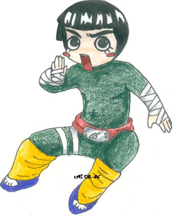 Chibi Rock Lee request for wildxinside by narakus_demon