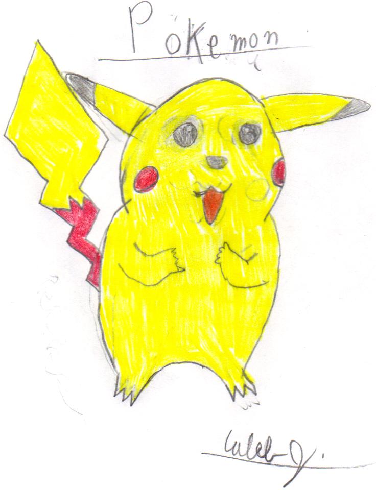 Funky looking Pikachu :D by naruto005
