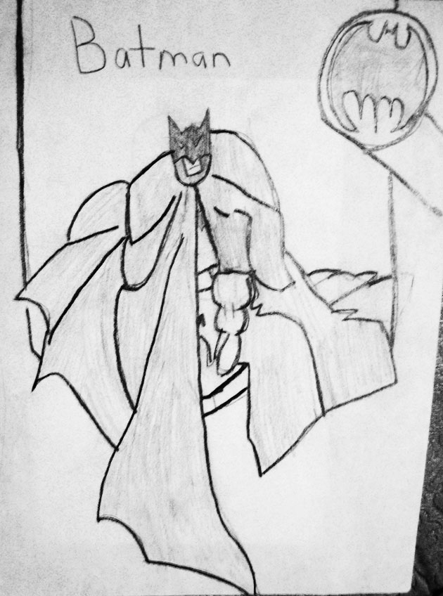 Batman by narutosasukesteele