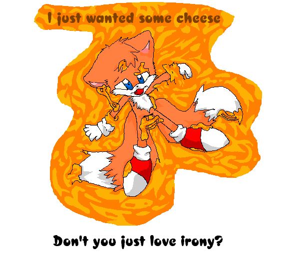 a really cheesy pic of tails by nat