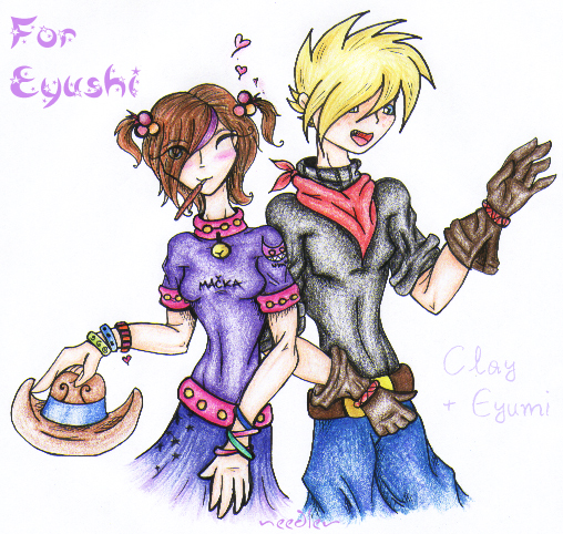 Clay and Eyumi for Erushi-Hime by needler