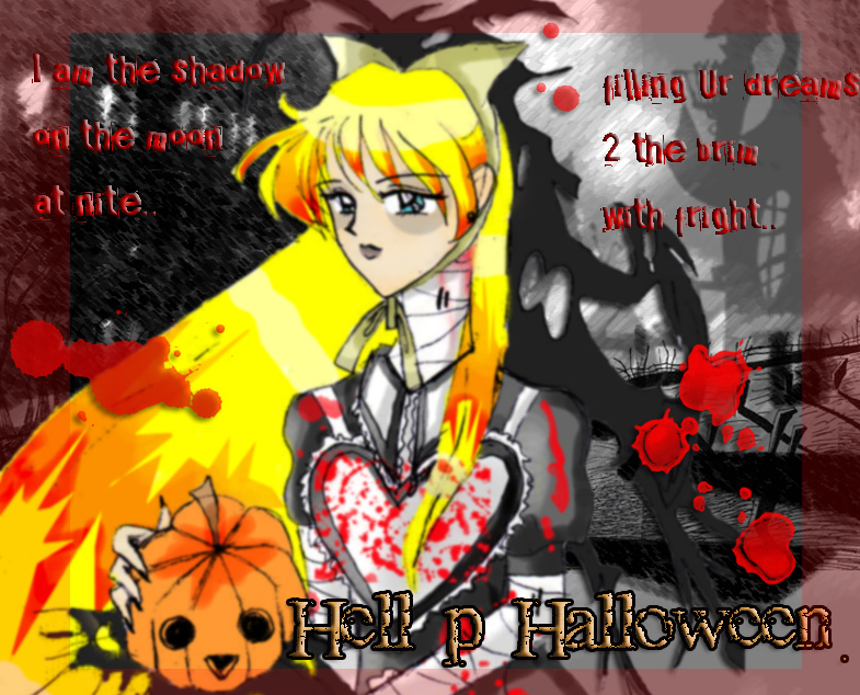 HeLL-P Halloween! Sailor Venus Minako Aino! by nefertina