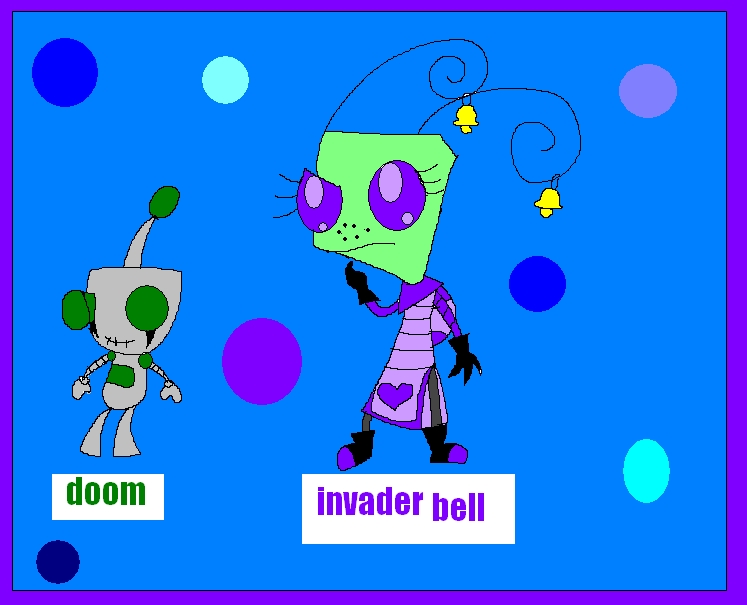 invader bell and doom by nekobella